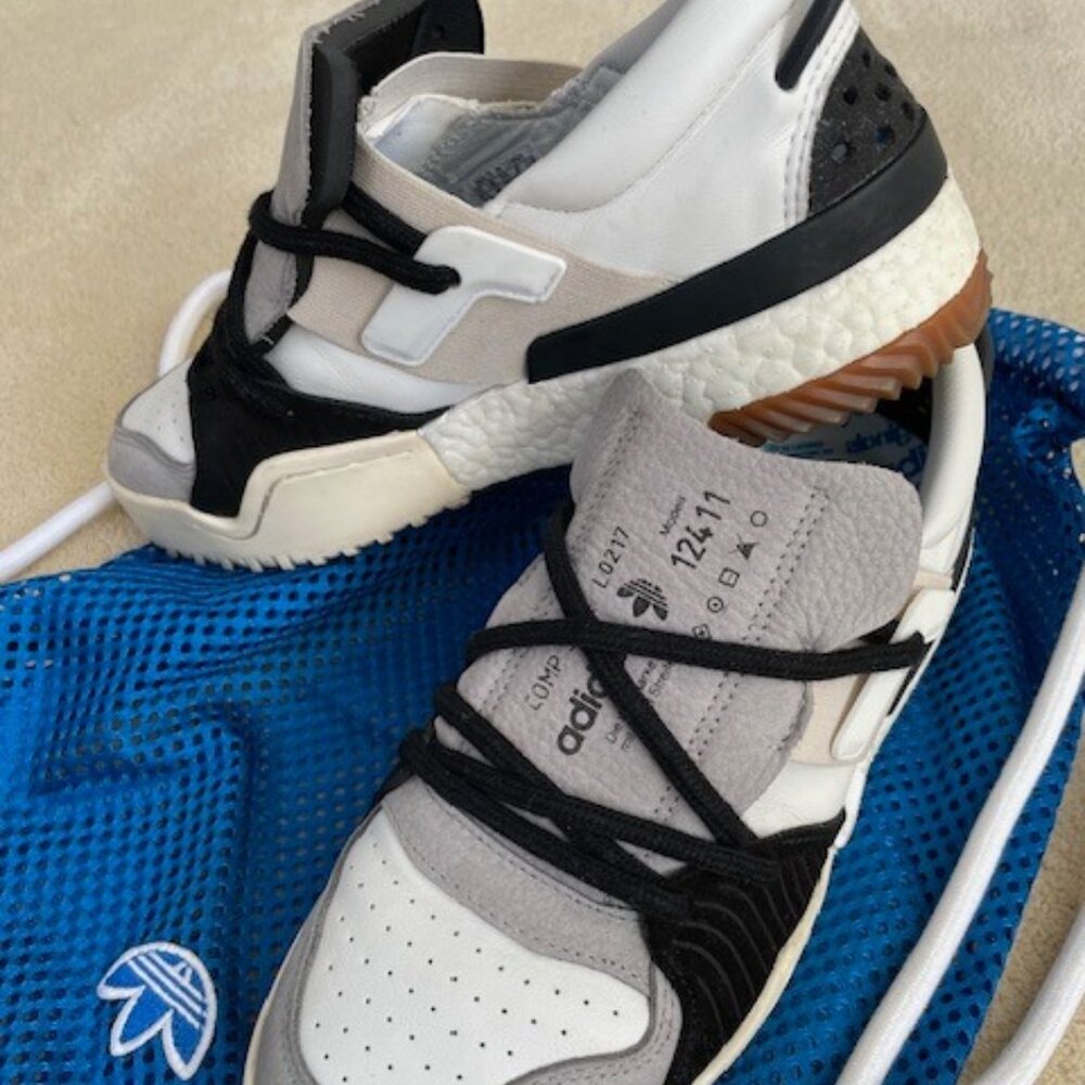 Adidas Alexander Wang x AW BBall Low 'Grey'. Grey creme colorway. US Size 6 ½